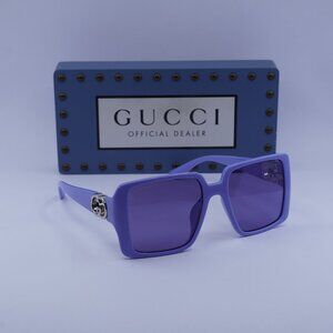 Gucci GG1692SA 004 Square Sunglasses - Violet